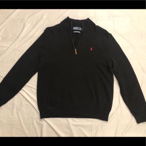RALPH LAUREN POLO 1/4 ZIP MENS LARGE